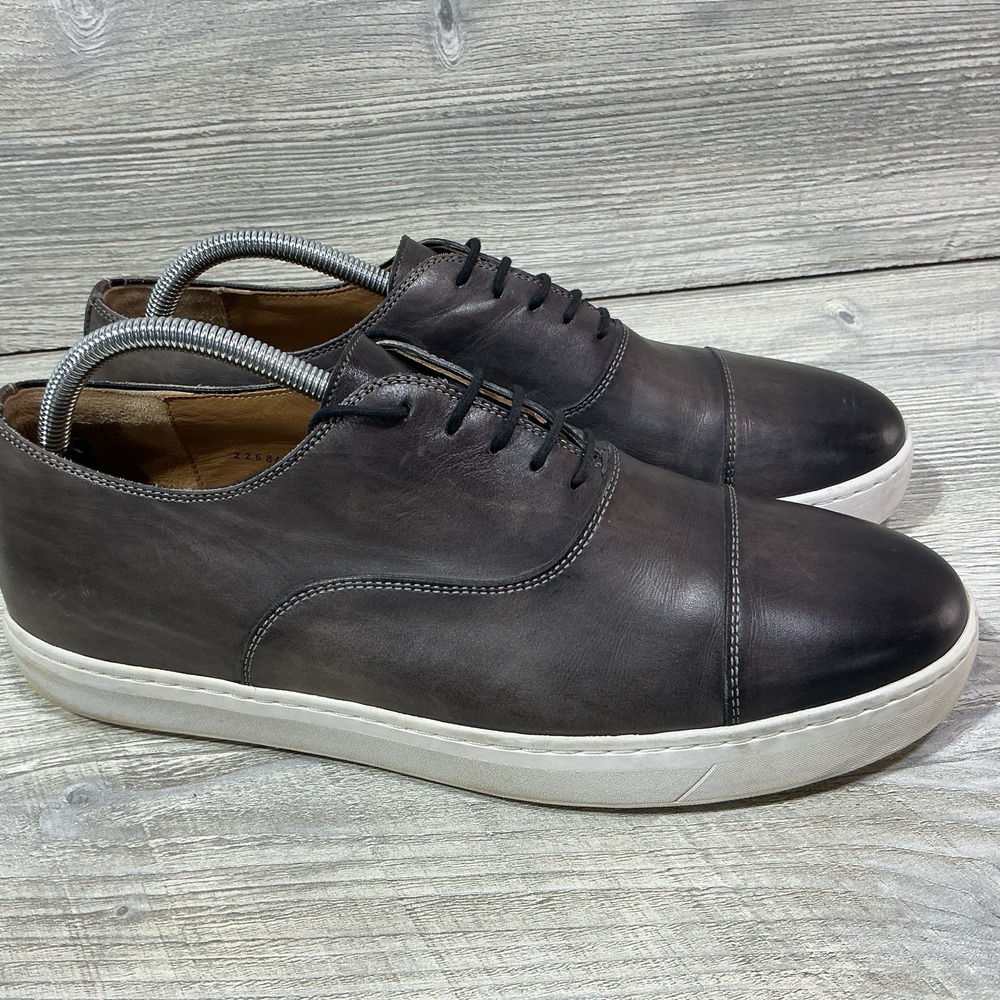 Magnanni Warwick Leather Oxford Low Top Sneakers Vibram Men's Size 9.5 M